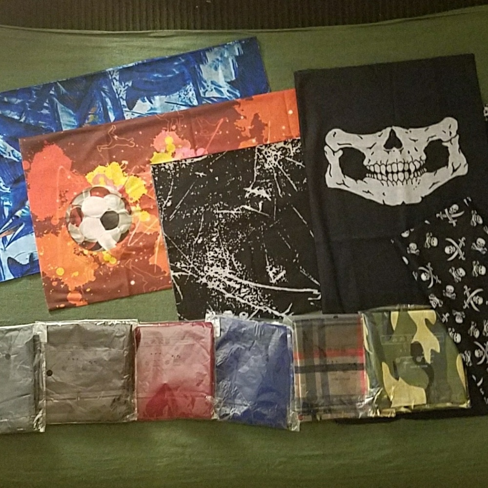 Face shields seamless wear
